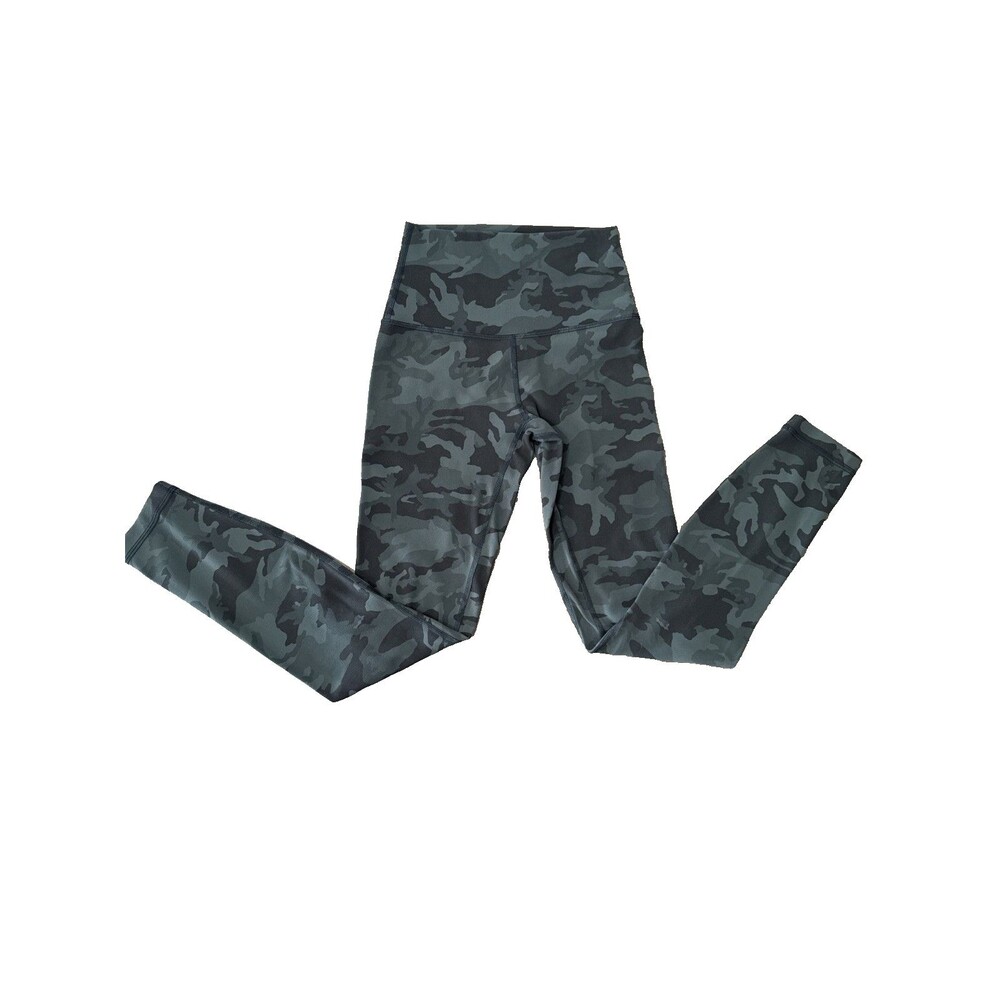 Lululemon Align Pant II 25” Heritage 365 Camo Green Twill Multi Women’s Size - Picture 4 of 7